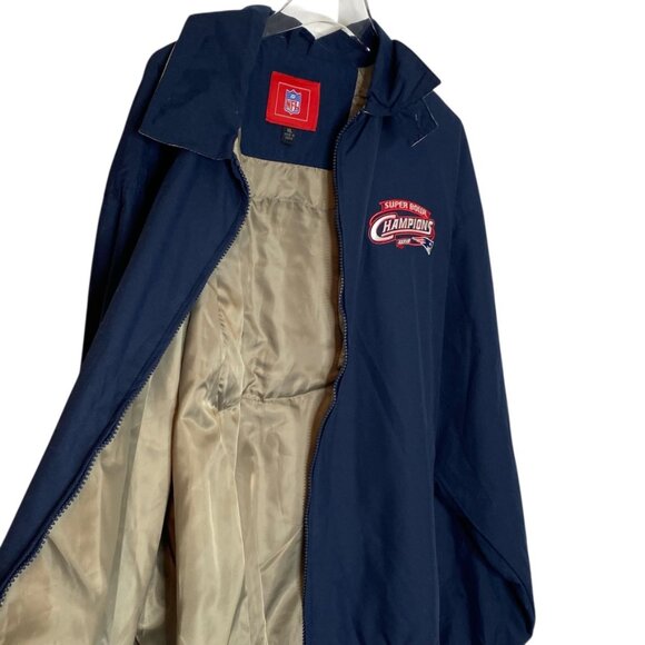 NFL Super Bowl windbreaker XXXVIII 2004 men's size XL - Picture 5 of 10